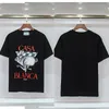 カサブランメンズTシャツデザイナーTシャツアパレルファッションティーブランドTシャツラグジュアリー半袖男性S衣料品トラックスーツTシャツレジャー服