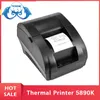 Imprimantes Imprimante de réception Terow Imprimante T5890K MINI 58 mm Imprimante Pos Imprimante Thermal Receipt USB Interface Restaurant Imprimante