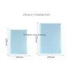 wholesale Notepads Frosted Transparent Coil Notebook Office School Pp A5/B5 Metal Colorf Looseleaf Thin Removable Waterproof Ernotepad Drop De Dhnqs