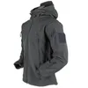 Giacche da caccia Uomo Outdoor Soft Shell Giacche da trekking impermeabili antivento Autunno Inverno Fleece Giacca tattica militare termica Abbigliamento da caccia 230530