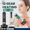 Massager Electric Cupping Massager 12 Gear Suction and Heating Guasha Scraping EMS Body Massager Vacuum Suction Fat Burner Slimming