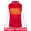 2023 24 Saka G. Jesus Mangas Compridas Jogador Futebol Jerseys Branco Tierney Gabriel Odegaard Smith Rowe Martinelli Home Away Camisas de Futebol