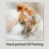 Desire Leinwandkunst, handgefertigt, Willem Haenraets, Gemälde, impressionistische Figur, Kunstwerk für die Wanddekoration zu Hause