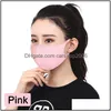 Designer Masks Retail Packaging Face Mask Ice Silk Protective Mouth Er Dustproof Reusable Washable Comfortable Cotton Black Drop Del Dhehm