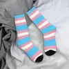 Skarpetki męskie fajne transpłciowe flag flagi drużyny Druku