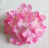 Tête d'hortensia simulée 18cm Incroyables fleurs décoratives colorées pour la fête de mariage soie d'hortensia artificielle de luxe bricolage décoration florale df135