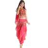 Vêtements de scène Bollywood egypte chaînes de ventre pour femmes danse haut hanche écharpe ensemble de costumes de danse accessoires Danza Del Vientre