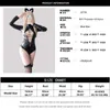 Sexy Set Damen Sexy Kunstleder-Bodys Clubwear Einteiler Erotik Dessous Cosplay Outfit Neckholder Trikot Hollow Out Cosplay Kommt T230531