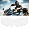 Motorcykelhjälmar Universal Hjälm Shield Anti Fog Film 26CMX9CM Patch Clear Visor Lens Anti-dim