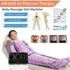 Autre équipement de beauté Massage infrarouge lointain violet 44 chambres pression d'air Drainage lymphatique perte perte de poids Machine de thérapie