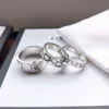 Bandringen 2023 Nieuwe Designer Sieraden Armband Ketting Ring Accessoires Elf Originele Scan Schedel Persoonlijkheid Trend Paar Paar 9mm Tlpb