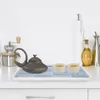 Płytki Domowa płyta z podwójną warstwą Tray Serving Tray Owoce prostokątny zestaw herbaty