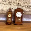 Wall Clocks 1 Piece 1/12 Doll House Scene Mininature Roman Clock Living Room Decoration Accessories A