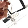 20% de descuento 2023 Nueva joyería de diseñador, pulsera, collar, anillo, accesorios, muestra, pulsera, exquisito colgante de cuentas redondas para mujer, mano popular para novia