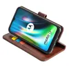 Funda de cuero con tapa tipo billetera, funda magnética para Motorola Moto E7 E7i Power Lenovo K13 K14 E20 E30 E40 E22i E13 G Power G Stylus G Pure G Play 4G 2024