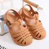 Sandals Summer Children Baby Girls Toddler Soft Nonslip Princess Shoes Kids Candy Jelly Beach Boys Casual Roman Slippers 230530