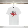 Amirs T-shirt Heren Designer Tshirt Limited Edition Koppels Tees Street Wear Modemerk Splash-inkt Letter Gedrukt Ameris Casual Amirs Shirt met korte mouwen 3312