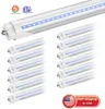 LED Tubes 8 feet led 8ft single pin t8 FA8 LEDS Lights 45W 4800Lm Fluorescent Tube Lamps 85-265V - Stock In US