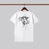 한정판 Amirs 디자이너 티셔츠 2023 년 토끼 연도 새로운 커플 Tees Street Wear 여름 패션 셔츠 스플래시 잉크 편지 인쇄 디자인 부부 짧은 슬리브