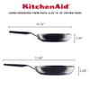 KitchenAid hårt anodiserad nonstick stekpannan, 2-stycken, onyx svart
