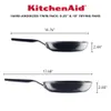 KitchenAid Hard Anodized Nonstick Frying Pan Set, 2-Piece, Onyx Black