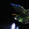 360 rotierendes Kinderspielzeug-Panzersimulationsmodell Tiger Militärpanzerraketen-Panzerautomodell klingendes leuchtendes Spielzeug Junge Geschenk