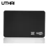 Gabinete Uthai T22 2,5 "SATA para USB3.0 HDD Casos de disco rígido móvel para SSD Caixa de armazenamento externo HDD com USB3.0/2.0 ABS ABS