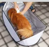 Pet Shearing Bid Pup Tent Puppy Haircutting Cape Hair Catcher Tool Dog Cat Grooming Apron Pets Hair Remover Tool Accessories