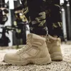 2022 nouveau militaire tactique hommes bottes Force spéciale en cuir désert bottes Combat étanche bottine armée hommes chaussures taille 47