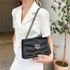 Luksusowy projekt nitów vintage Małe torby na crossbody dla kobiet na ramię Messenger Bag Lady Pu skórzana torebka i torebka