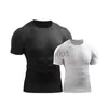 Mäns T-shirts Herrarna som kör T-shirt Komprimering Gym Kläder Fitness Shirts Muskulering Bodybuilding Sportwear Basketball Jerseys Rash Guards J230531