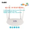 ルーターKUWFI 150Mbps 4G WiFiルーターSIMカードロック解除CAT4ワイヤレスモデムLTEルーターLANポートホットスポットIPカメラ