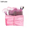 Pędzle 22PCS Style mody makijażowe Zestaw Soft Pro Cosmetic Tool Kolekcja z obudową Pink Makeup Pędzel Zestaw proszkowy podkład