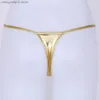 Slips Höschen Damen Dessous Micro G-String Tangas Tanga Glänzendes metallisches PVC-Leder Bikini-Slip Unterwäsche Sissy Hot Sexy T-Back Mini Höschen T23601