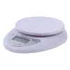 Balances de pesée petite balance numérique LCD portable 5Kg/1G 1Kg/0.1G cuisine alimentaire cuisson précise cuisson Nce mesure du poids Vt1923 Dro Dhndz