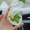 Fragrance Ornament Good Smelling Fast Diffusion Exquisite Car Hanging Tulip Aromatherapy Decor Cat Aromatherapy Refresh Air L230523