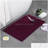 Carpets Bathroom Mats Plush Carpet Solid Color Simple 21 Colors Bedroom Doorway Mat Waterabsorbent Nonslip Thickened Blanket Rug Vt1 Dhlyi