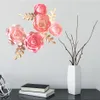 Greante floral falsa papel flores decoração de parede decoração rosa flor de flor de bebê mesa de chá de bebê de sobremesa Cenário de cenário de meninas artesanato decoração decoração de casa Dropship 230530