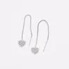 Dangle Earrings MENGYI 9 2 5 Fashion Simple Hollow Out Love Heart Drop Women's Elegant Long Wedding /Outer Banks Party Jewelry