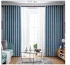 Vorhang, modern, minimalistisch, bedruckt, für Wohnzimmer, Esszimmer, Schlafzimmer, Erkerfenster, Verdunkelung, verdickt, mehrfarbig, optional