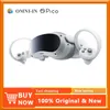 Fones de ouvido Pico 4 VR originais 8G 256 GB All-in-One Reality Virtual Watch Foodball 4K Display VR Glasses Connect Steam VR