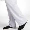 Men's Pants New Arrival Gray Chinese Men's Kung Fu Trousers Cotton Linen Pants Clothing Size S M L XL XXL XXXL 2350 L230520