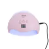 Torkar tfscloin 48W Sun X9 Plus Curing Gel Polish Pink LED UV Lamp 21 st lysdioder Snabbtorkning av alla gelspikmanikyrverktyg