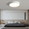 Tavan Işıkları Basit oturma odası yatak odası çalışması beyaz LED Işık Modern Atmosferik Ev Kapalı Dekor Aydınlatma Yuvarlak Kare Lamba Fikstür