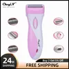 Epilator uppladdningsbart hårborttagare Kvinnor Razor Shaver Lady Body Bikini Trimmer Electric Depilator Epliator Female Shaving Machine