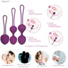 Yetişkin Oyuncaklar 5 PCS Vajina Egzersiz Kegel Balls Kit Ben WA Balls 10 Hızlı Vibratör Kablosuz Uzaktan Kumanda Atlama Yumurtaları Erotik Seks Oyuncak Kadınlar İçin L230518