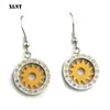 Dangle Earrings XLNT Vintage Ethnic Crystal Sunflower Drop For Women Female Anniversary Bridal Party Wedding Jewelry Ornaments