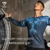 Męskie koszulki Zrce Gym Sport Thirt Men Szybkie suche koszulę do biegania Mężczyzn Trening Tees Fitness Tops Compresy