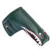 Otros productos de golf Big Shark Design Green PU Leather Club Driver Fairway Wood Hybrid Cierre magnético Blade Putter Covers 230530