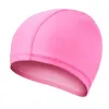caps New Soft Waterproof and Stretchable Ear Protection Cappello da piscina sportivo per capelli lunghi P230531
